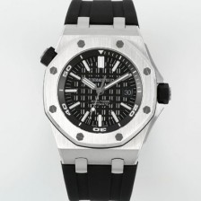 미러급 오데마피게 남성용 로얄 오크 오프쇼어 15703ST.OO.A002CA.01 블랙 다이얼 오토매틱 무브먼트 AUD0450 Ⅳ