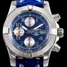 미러급 브라이틀링 남성용 슈퍼 어벤져II A1338111|C870|158S|A20S.1 크로노그래프 블루 다이얼 오토매틱 무브먼트 BRE0201 Ⅳ