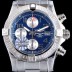 미러급 브라이틀링 남성용 어벤져II A1338111/C870/170A 스카이랜드1884 크로노그래프 블루 다이얼 브레이슬릿 7750B-2오토매틱 무브먼트 BRE0233 Ⅳ