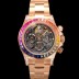 미러급 로렉스남성용 데이토나 40mm 크로노그래프 18k 로즈골드 오토매틱 Cal.4130 무브먼트 스켈레톤 다이얼 rol5380 Ⅳ