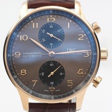 미러급 아이더블유씨 남성용 포르투기즈 IW371482 오토매틱 무브먼트 브라운 다이얼 IWC0411 Ⅳ