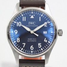 미러급 아이더블유씨 남성용 파일럿 워치 마크 XVIII IW327004 어린왕자 에디션 센트럴 해킹 세컨즈 40mm 블루 다이얼 오토매틱 무브먼트 iwc4074 Ⅳ