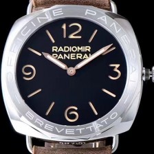 미러급 파네라이 남성용 라디오미르 3 데이즈 PAM00685 아치아이오 블랙 샌드위치 다이얼 PAM42013 Ⅳ
