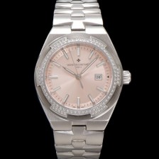 미러급 바쉐런 콘스탄틴 여성용 오버시즈 4605V200A-B971 오토매틱 무브먼트 35mm 핑크 다이얼 vac1140 Ⅳ