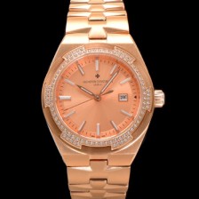 미러급 바쉐런 콘스탄틴 여성용 오버시즈 4605V200R-B968 18K 로즈골드 오토매틱 무브먼트 35mm 샴페인 다이얼 vac1145 Ⅳ
