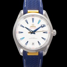 미러급 오메가 남성용 씨마스터 220.12.41.21.02.004 아쿠아테라 150m 마스터 코-액시얼 라이더 컵 41mm 오토매틱 Cal.8900 타입 실버 다이얼 omg20239 Ⅳ