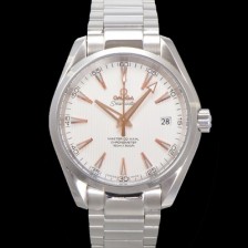 미러급 오메가 남성용 씨마스터 231.13.42.21.02.003 아쿠아테라 150M 코-액시얼 41.5mm 실버 다이얼 오토매틱 무브먼트 omg20225 Ⅳ