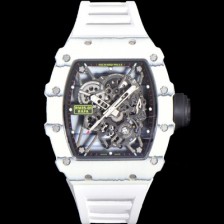 미러급 리차드밀러 남성용 RM035-01 라파 수동/기계식 무브먼트 50mm 카본 우레탄줄 스캘래톤 다이얼 ric0230 Ⅳ