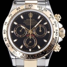 미러급 로렉스 남성용 최상급 퀄리티 데이토나 116503 18K 옐로골드 포금 제품!! 크로노그래프 18K 옐로골드 투톤 콤비 블랙 다이얼 오토매틱 무브먼트 ROL0304 Ⅳ