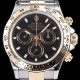 미러급 로렉스 남성용 최상급 퀄리티 데이토나 116503 18K 옐로골드 포금 제품!! 크로노그래프 18K 옐로골드 투톤 콤비 블랙 다이얼 오토매틱 무브먼트 ROL0304 Ⅳ