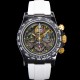 미러급 로렉스남성용 데이토나 카본 베젤 40mm 크로노그래프 오토매틱 Cal.4130 무브먼트 스켈레톤 다이얼 rol5373 Ⅳ
