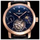 미러급 바쉐론콘스탄틴 남성용 최고의 디테일!! 패트리모니 투어빌론 & GMT 문페이즈 고급스러운 18K 로즈골드 블랙 텍스쳐드 다이얼 아시안 투어빌론 탑재 무브먼트 VAC0220 Ⅳ