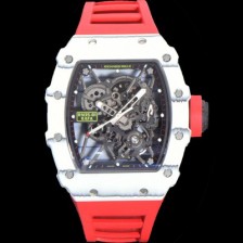 미러급 리차드밀러 남성용 RM035-01 라파 수동/기계식 무브먼트 50mm 카본 우레탄줄 스캘래톤 다이얼 ric0233 Ⅳ