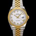 미러급 로렉스 남성용 데이저스트 m126233 18K 옐로우골드 로마인덱스 36mm 오토매틱 Cal.3235 무브먼트 화이트 다이얼 rol5365 Ⅳ