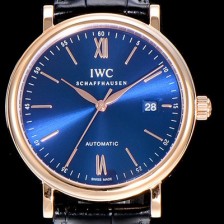 미러급 아이더블유씨남성용 포르투피노 40미리 IW356522 금장 오토매틱 무브먼트 블루다이얼 IWC64105 Ⅳ