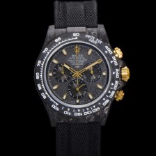 미러급 로렉스남성용 데이토나 DIW 포지드카본 커스텀 40미리 크로노그래프 오토매틱 Cal.4130 무브먼트 블랙다이얼 ROL74772 Ⅳ