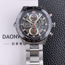 미러급 태그호이어남성용 신상품출시!! 까레라 칼리버 크로노그래프 오토매틱 45mm 블랙다이얼 TAG39707 Ⅳ