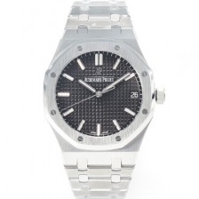 미러급 오데마피게 로얄오크 하이엔드 15500ST.OO.1220ST.03 최신형 Cal.4302 셀프와인딩 무브먼트 41MM 그랜드 파피스리 패턴 블랙 다이얼 AUD23840 Ⅳ