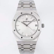 미러급 오데마피게 로얄오크 하이엔드 15500ST.OO.1220ST.04 최신형 Cal.4302 셀프와인딩 무브먼트 41MM 그랜드 파피스리 패턴 실버 다이얼 AUD37310 Ⅳ