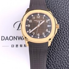 미러급 파텍필립 남성용 아쿠아넛 데이터 Ref.5167R-001 18K 로즈골드 42mm 오토매틱 Cal.26-330 타입 브라운 다이얼 PAT75472 Ⅳ