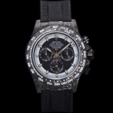 미러급 로렉스 남성용 데이토나 DIW 포지드카본 커스텀 40미리 크로노그래프 오토매틱 Cal.4130 무브먼트 블랙 다이얼 ROL79652 Ⅳ