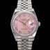 미러급 로렉스 남성용 데이저스트 m126234 로마인덱스 36mm 오토매틱 Cal.3235 무브먼트 핑크 다이얼 rol5358 Ⅳ