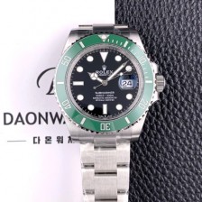 미러급 로렉스 남성용 신상/업데이트 서브마리너 m126610lv 오토매틱 Cal.3235 41미리 메탈줄 세라믹 제질 블랙 다이얼 ROL79586 Ⅳ