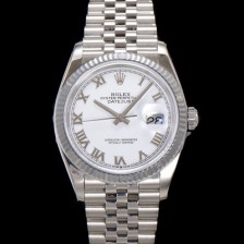 미러급 로렉스 남성용 데이저스트 m126234 로마인덱스 36mm 오토매틱 Cal.3235 무브먼트 화이트 다이얼 rol5357 Ⅳ