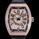 미러급 프랭크뮬러 남성용 뱅가드 오토매틱 CZ02 타입 44미리 18K로즈골드 보석/큐빅 케이스 가죽줄 보석다이얼 fra83042 Ⅳ