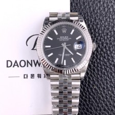 미러급 로렉스 남성용 904L스틸!! 2022신형 데이저스트 41mm II m126334 블랙 다이얼 야광 스틱 인덱스 스틸 브레이슬릿 신형 Cal.3235 오토매틱 무브먼트 ROL06130 Ⅳ