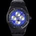 미러급 오데마피게 남성용 로얄오크 퍼펙츄얼 캘린더 41mm 오토매틱 T5134 타입 PVD블랙 무광 코팅 가죽줄 블루다이얼  aud5192 Ⅳ