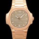 미러급 파텍필립 여성용 노틸러스 7118 레이디스 오토매틱 Cal.324 S C타입 35.2mm 18K로즈골드 그레이다이얼 pat4642 Ⅳ