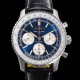 미러급 브라이틀링 남성용 네비타이머 AB0139631C1P1 크로노그래프 ETA7750-2 타입 오토매틱 43mm 가죽줄 블루 다이얼 bre5998 Ⅳ