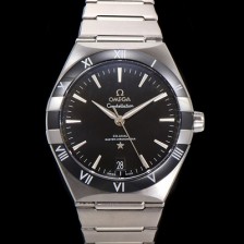 미러급 오메가 남성용 1:1수제공정! 131.30.41.21.01.001 무브UP 컨스틸레이션 코-엑시얼 마스터 오토매틱 Cal.8900타입 41mm  메탈줄 블랙 다이얼 omg20177 Ⅳ