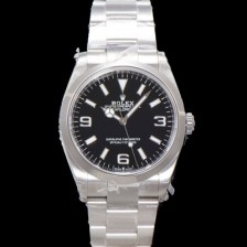 미러급 로렉스 남성용 New 신형 익스플로러 m124270-0001 오이스터 스틸 36mm 오토매틱 Cal.3230 무브먼트 블랙 다이얼 rol5305 Ⅳ