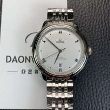 미러급 오메가 남성용 드빌 프레스티지 434.10.40.20.02.001 오토매틱 Cal.8800타입 40mm 메탈줄 화이트 다이얼 omg20209 Ⅳ