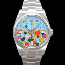 미러급 로렉스 남성용 904스틸 오이스터 m124300-0008 퍼페추얼 41mm 오토매틱 Cal.3230 타입 터콰이즈 블루 다이얼 rol5308 Ⅳ