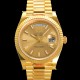 미러급 로렉스 남성용 데이데이트 m228238-0003 18K 옐로우골드 40mm 오토매틱 Cal.3255 타입 샴페인 다이얼 rol5299 Ⅳ