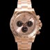 미러급 로렉스 남성용 코스모그래프 데이토나 m126505-0003 18K 로즈골드 40mm 크로노그래프 7750 오토매틱 무브먼트 핑크 다이얼 rol5335 Ⅳ