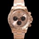 미러급 로렉스 남성용 코스모그래프 데이토나 m126505-0003 18K 로즈골드 40mm 크로노그래프 7750 오토매틱 무브먼트 핑크 다이얼 rol5335 Ⅳ