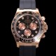 미러급 로렉스 남성용 코스모그래프 데이토나 m126515ln-0004 세라믹 베젤 18K 로즈골드 40mm 크로노그래프 7750 오토매틱 무브먼트 블랙 다이얼 rol5328 Ⅳ