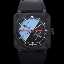 미러급 벨엔로즈 남성용 인스트루먼트03 BR03A-HRZ-CE 오토매틱 2892타입 42mm 세라믹 우레탄줄 블랙/블루 다이얼 bel4109 Ⅳ