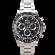 미러급 로렉스 남성용 코스모그래프 데이토나 m116500ln-0002 세라믹 베젤 40mm 크로노그래프 7750 오토매틱 무브먼트 블랙 다이얼 rol5319 Ⅳ