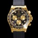 미러급 로렉스 남성용 코스모그래프 데이토나 m126518ln-0005 세라믹 베젤 18K 옐로우골드 40mm 크로노그래프 7750 오토매틱 무브먼트 블랙 다이얼 rol5331 Ⅳ