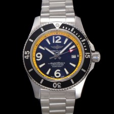 미러급 브라이틀링 남성용 슈퍼오션 A17366D71B1S1 오토매틱 2824타입 42mm 메탈줄 블랙 다이얼 bre6044 Ⅳ