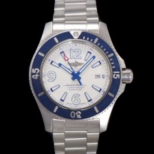 미러급 브라이틀링 남성용 슈퍼오션 A17366D81A1S1 오토매틱 2824타입 42mm 메탈줄 화이트 다이얼 bre6045 Ⅳ