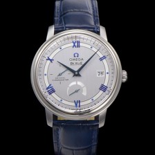 미러급 오메가 남성용 드빌 424.13.40.21.02.003 프레스티지 코-액시얼 39.5mm 오토매틱 Cal.2627 타입 빈티지 실버 다이얼 omg0165 Ⅳ