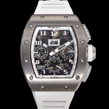 미러급 리차드밀레 남성용 RM11-FM 티타늄 케이스/스텐레스 스틸 베젤 크로노그래프 50mm 오토매틱 무브먼트 스켈레톤 다이얼 ric0247 Ⅳ