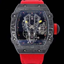 미러급 리차드밀레 남성용 RM27-03 투어빌론 포지드 카본 47mm 투르비용 무브먼트 스켈레톤 다이얼 ric0278 Ⅳ