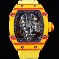 미러급 리차드밀레 남성용 RM27-03 투어빌론 포지드 카본 47mm 투르비용 무브먼트 스켈레톤 다이얼 ric0276 Ⅳ